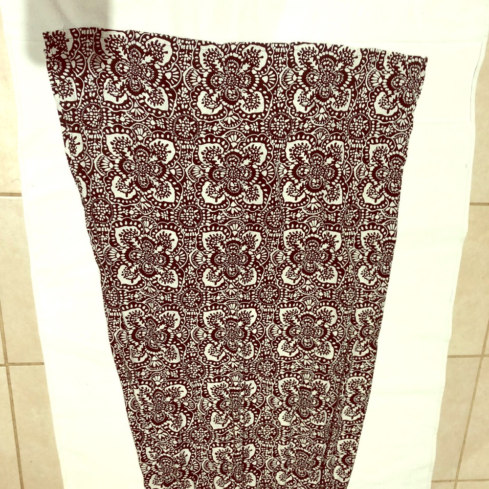 Linen maxi skirt